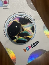 New PopSockets PopGrip Phone Grip Stand Swap Top Electric Oil Slick 