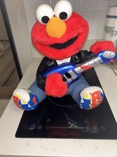 Rock N Roll Elmo Sesame Street Tyco 1997 Sings and Shakes Tested Working Toy