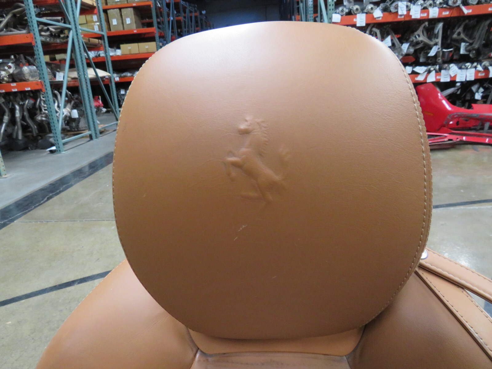 Ferrari California, LH, Left, Front Seat, Tan, Dented Leather, Used 