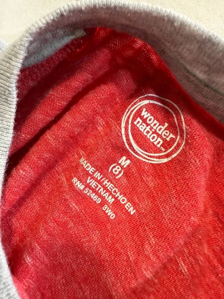 Lot Of 3 Place & Wonder Nation Boys Multicolor Short Sleeve T-Shirt Size: Medium - Image 3 of 4