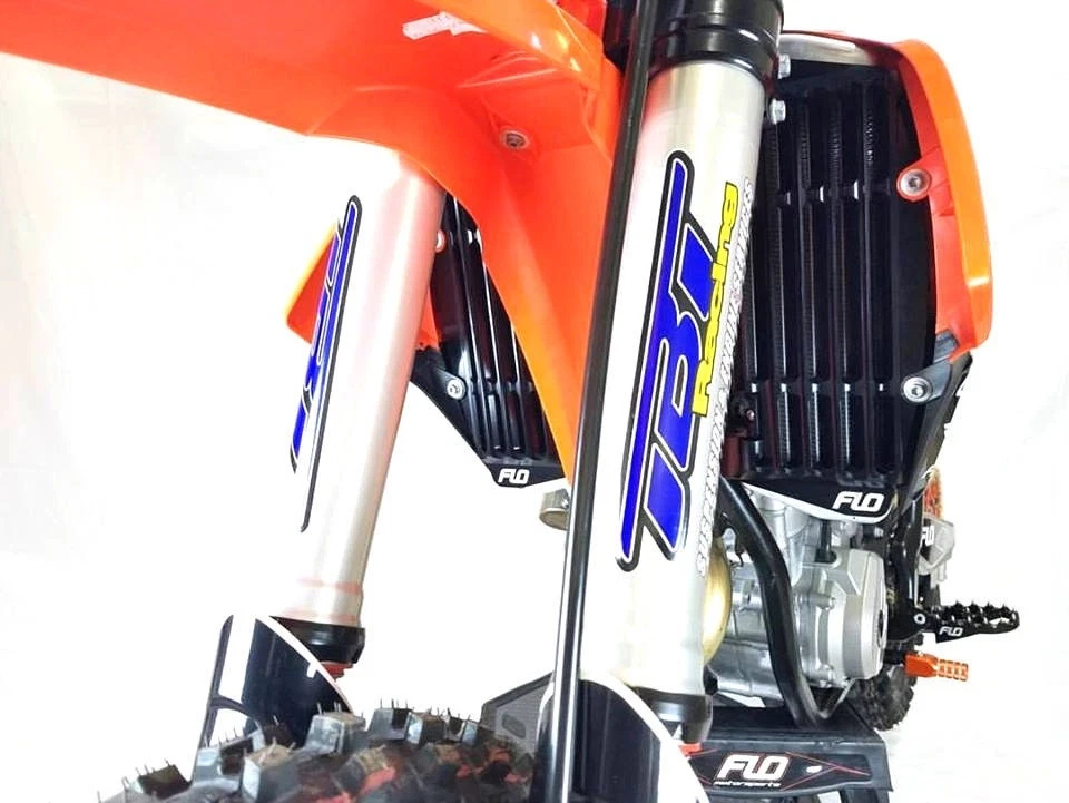 KTM Husqvarna RADIATOR GUARDS / BRACE / GUARD Orange Flo Motorsports - Image 4 of 4