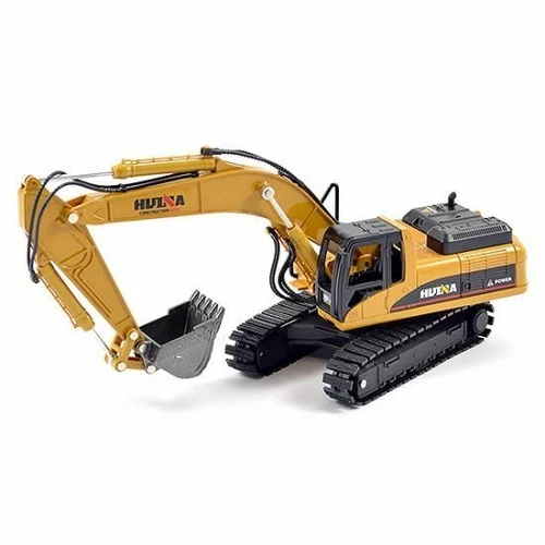 Huina 1710 Diecast Excavator Static Model 1/50 Scale Diecast Model Alloy Vehicle - Picture 6 of 13