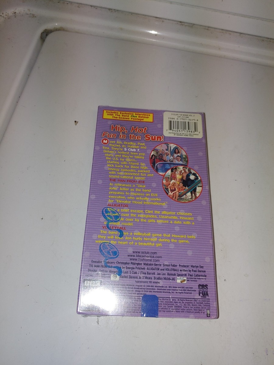 S Club 7 in Miami Vol. 2 (VHS, 2000) for sale online | eBay 