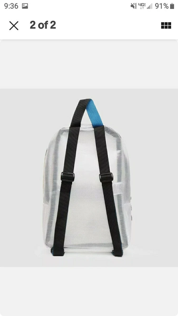 Clear vans backpack cheap