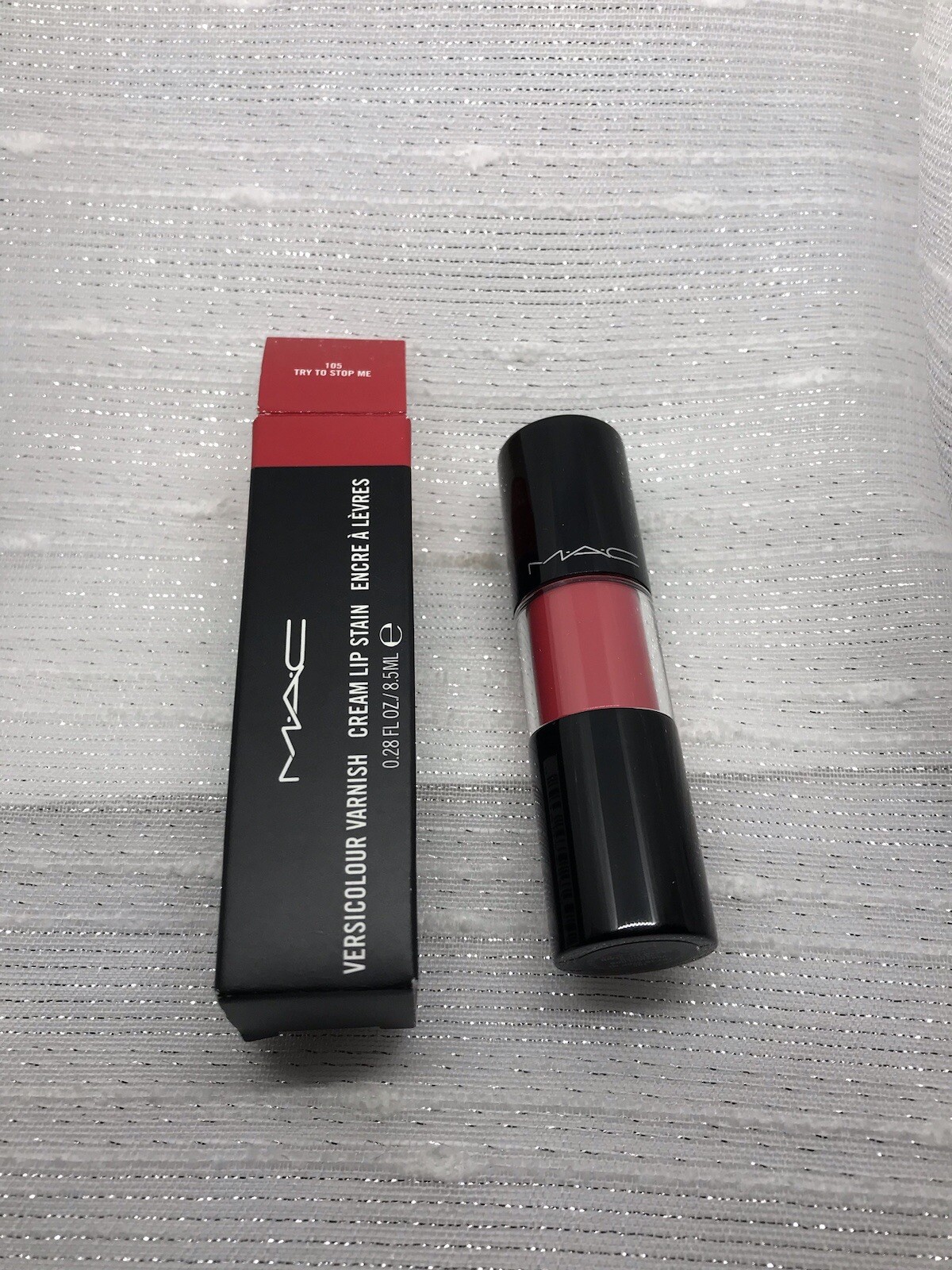 MAC VERSICOLOUR VARNISH Cream Lip Stain 105 TRY TO STOP ME Full