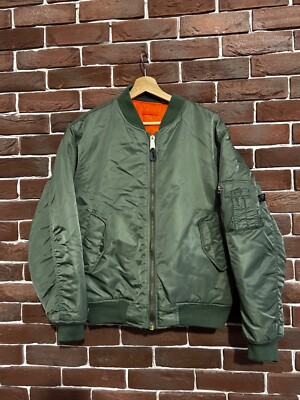00s Vintage short ma-1 flight jacket