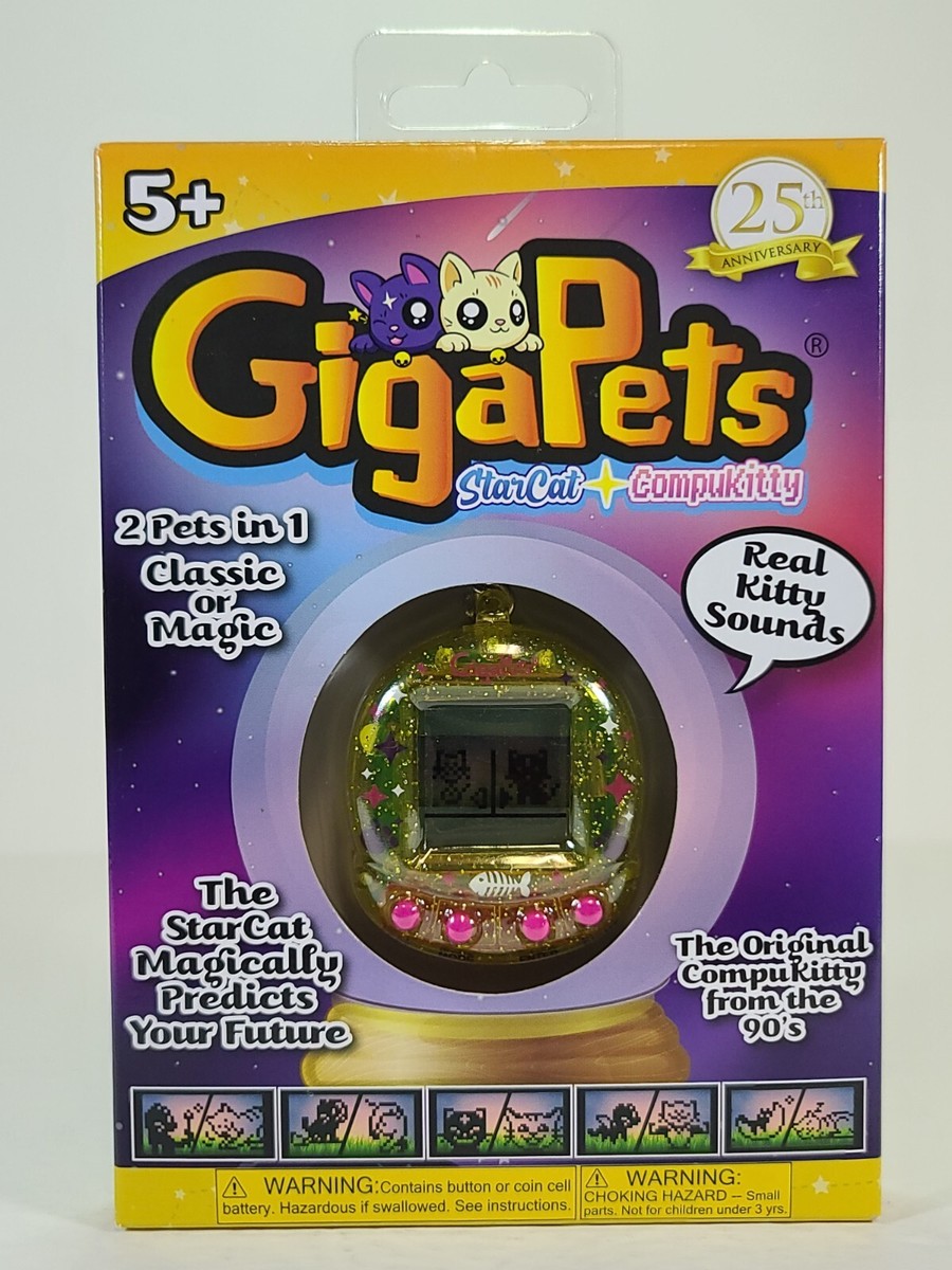 giga pets 育成ゲーム　バーチャルペット25th  kitty 激レア GigaPets 25th Anniversary 2 in 1 Star Cat & Compu Kitty