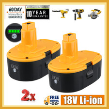 2PACK for DeWalt 18V 6.0AH 18 Volt Li-ion Battery XRP DC9096 DC9098 DC9099 NEW