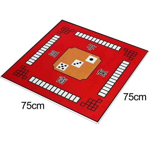 Mahjong Mat 3d Effect Non-slip Mute Mahjong Table Mat Poker Cloth Soft - Picture 8 of 13