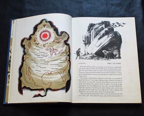 The American Indian Story ~ May McNeer ~ Ex Library ~ Litho 1963 First Printing - Picture 7 of 8