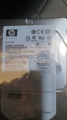  HP 450GB 6G SAS 15K RPM LFF 3.5 516810-002