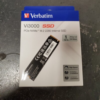 Verbatim Vi3000 1TB Solid State Drive - M.2 2280 Internal - PCIe NVMe M.2 2280
