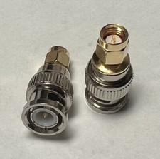 SMA Male Plug to BNC Male RF 1 PIECE Coaxial Adapter Connector USA Fast Shipping