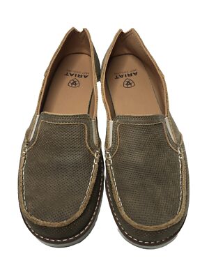 Ariat Cruiser Moccasins Womens 10 B Brown Comfort Flats 10023008