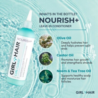 G+H NOURISH+ Moisturizing Leave-In Conditioner Shea Butter Tea Tree Oil Hair
