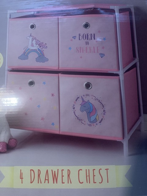 unicorn storage drawers