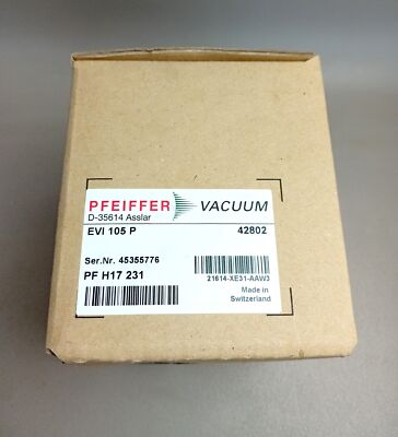 Pfeiffer Vacuum EVI 105 P NEU OVP versiegelt