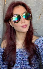 New Aviator Gold Green Multicolor Pilot Men  s Women's Sunglasses G56