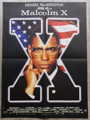 Malcolm X French Movie Poster Original 23
