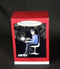 Hallmark Keepsake Christmas Ornament 1996 MR SPOCK STAR TREK Unopened  Unused