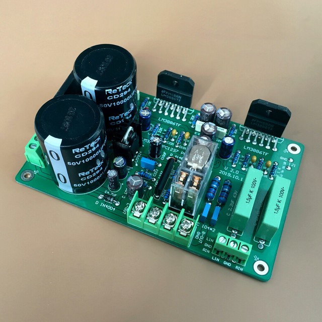 HIFI Lm3886 Power Amplifier Board Stereo Audio Amp DIY Kit for Passive Speaker for sale online