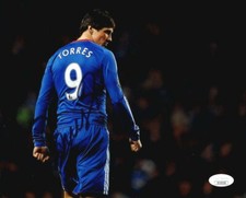 Chelsea FC Fernando Torres Autographed Signed 8x10 Photo JSA COA #3