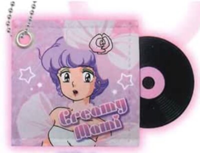 CREAMY MAMI THE MAGIC ANGEL mini Record-Like Keychain #1 Mami (D) K-COM Japan