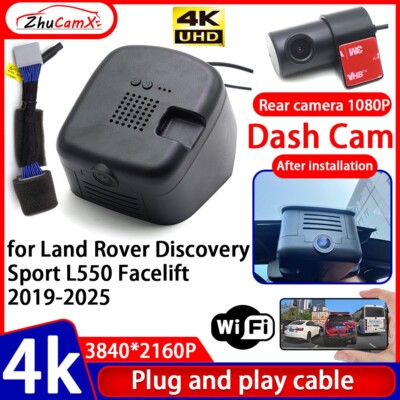 4K Wifi Dash Cam Camera for Land Rover Discovery Sport L550 Facelift 2019-2025