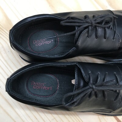 Dexter Dress Shoes Mens 13 Oxford Black Leather Round Toe  display picture 3