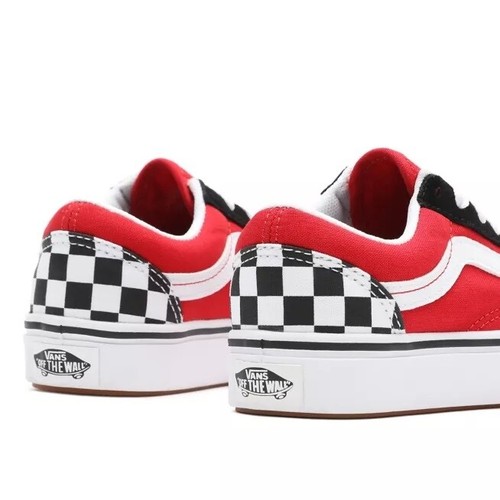 Vans Zapatillas ComfyCush Old Skool, Junior - Art. VN0A4UHA35U1 (Negro/Rojo) - Imagen 6 de 8