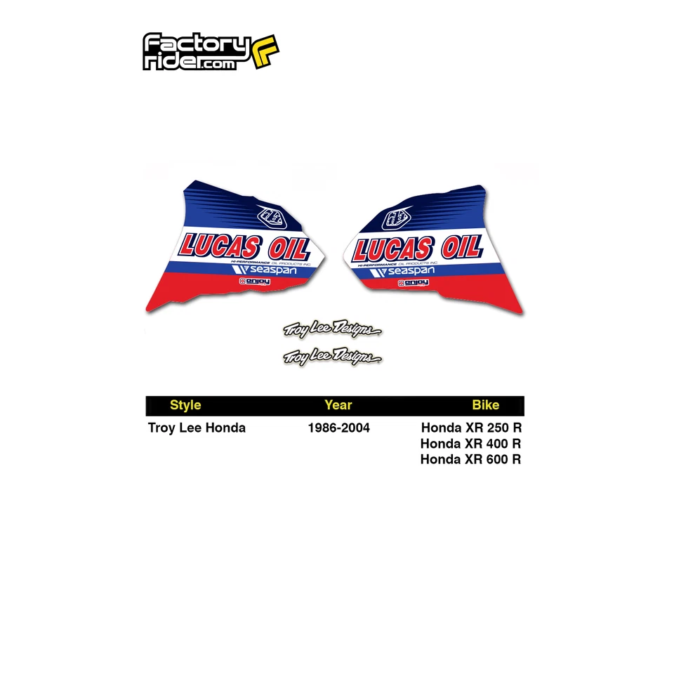 Kit de gráficos HONDA XR 250R/400R/600R 1986-2004 de Enjoy MFG Foto 2 de 4