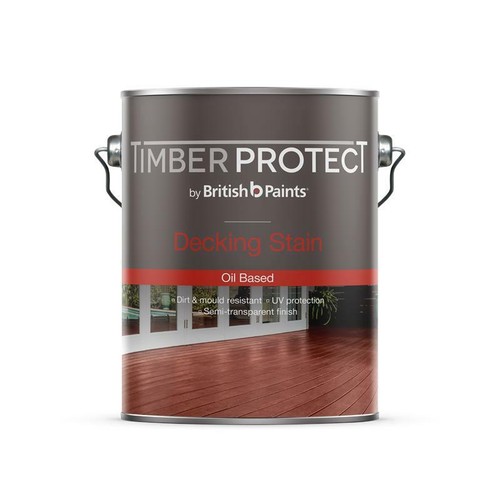 British Paints Timber Protect Merbau Oil Based Decking Stain