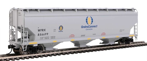 Tolva cubierta Walthers Mainline HO 7732 Grains Connect Canada 60' NSC 3 bahías | Zustand: New
