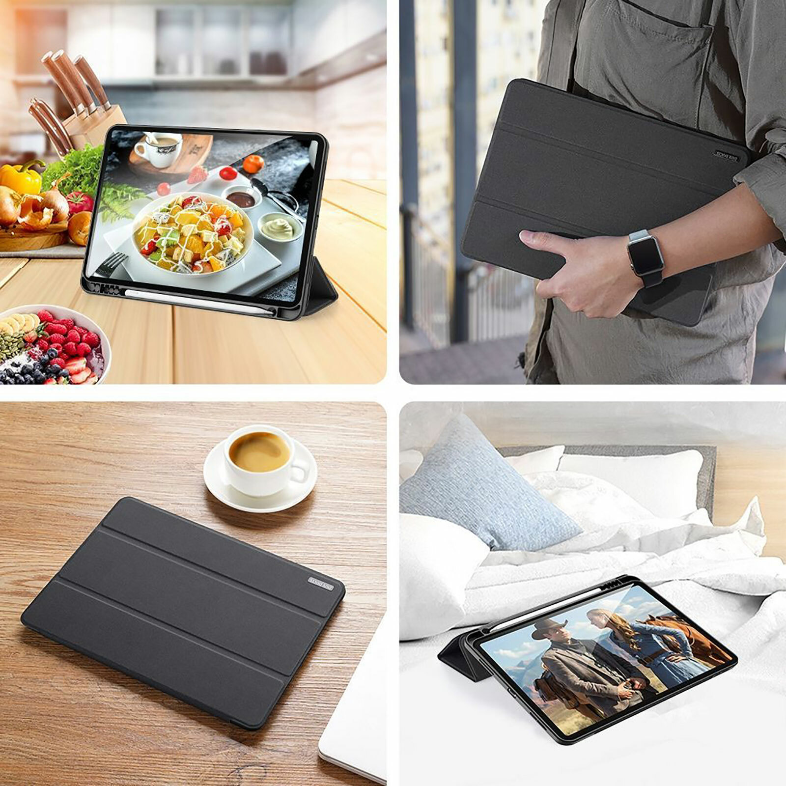 iPad Pro 11 / 12.9 (2021/2022) M2 Hülle smart Cover Flip Case 