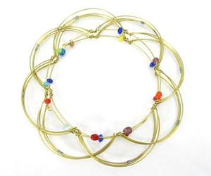 Download Brass Wire Mandala Meditation Tool 3d Toy Flexi Sphere Magical Eyelets Ebay