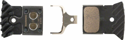 Shimano L04C Metal Disc Brake Pads with Fin for Flat Mount BR-RS805, BR- RS505