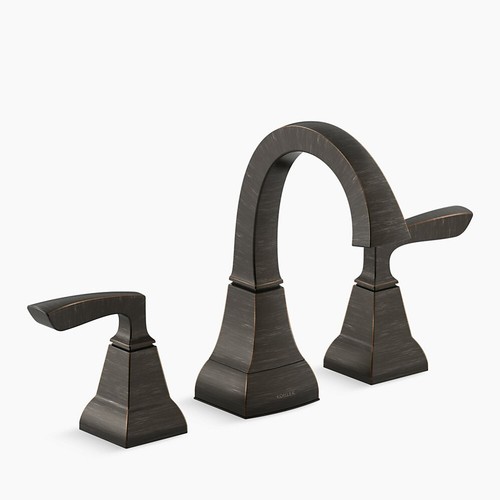 KOHLER Kallan Bathroom Faucet Widespread R240564D2BZ Oil Rubbed