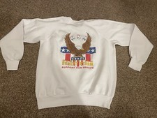 Vintage 1991 Operation Desert Storm Support Our Troops Crewneck Sweatshirt XXL