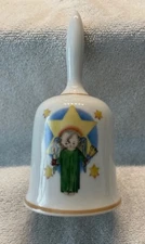 LTD EDT  SCHMID BROS. 1977 CHRISTMAS BELL "HERALD ANGEL"  BY BERTA HUMMEL
