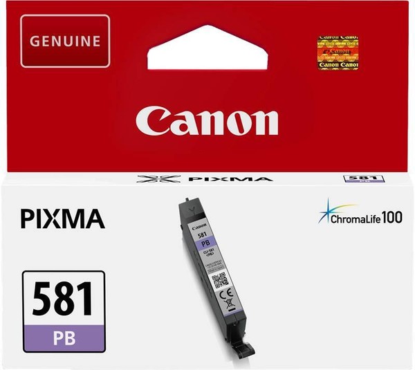 Original Canon Cli-581Pb Cli 581PB Tinte Drucker Pixma Tintenpatrone Blau-image