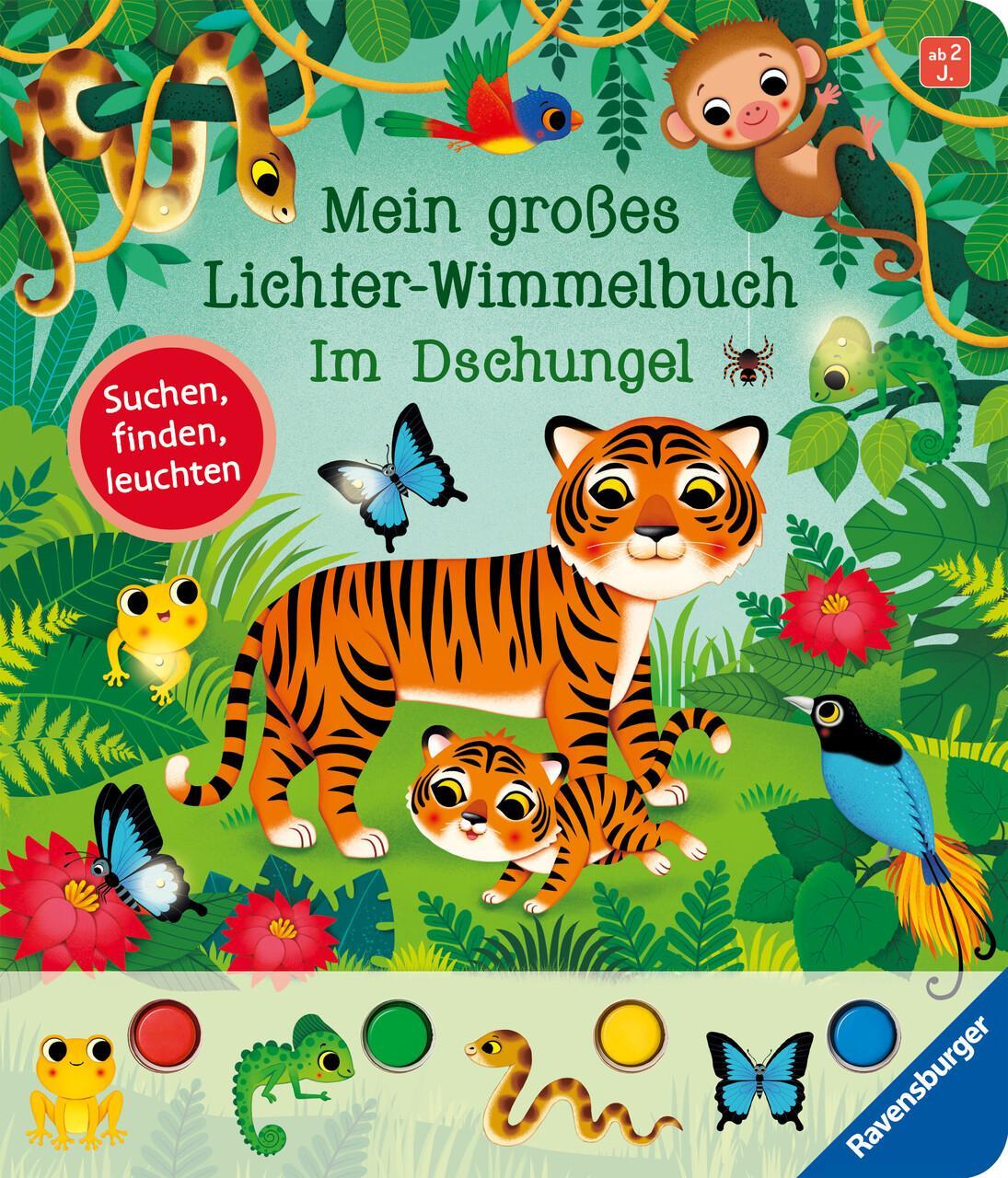 Mein Großes Lichter-wimmelbuch: Dschungel Sandra Grimm