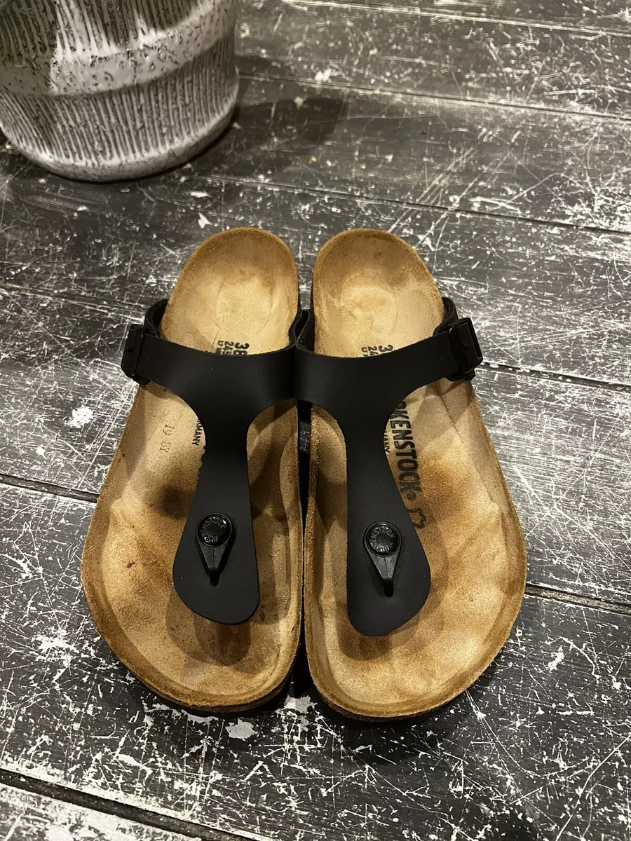 Birkenstock Gizeh Birko Flor - Black