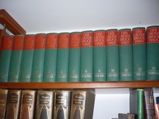 DER GROSSE BROCKHAUS komplett, 12 Bände + Kartenteil