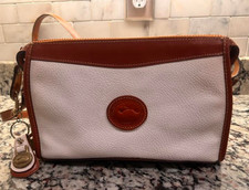 Vintage DOONEY BOURKE Crossbody Bag Purse Whi...