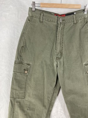 Levi's Pants Men's 33x32 Silver Tab Green Loose Cargo Baggy