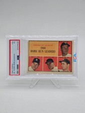 1961 Topps AL Home Run Leaders #44 PSA 1 Mickey Mantle