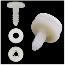 24 PCS 20mm Doll Plastic Joints White Animal Joints Making Limbs Head