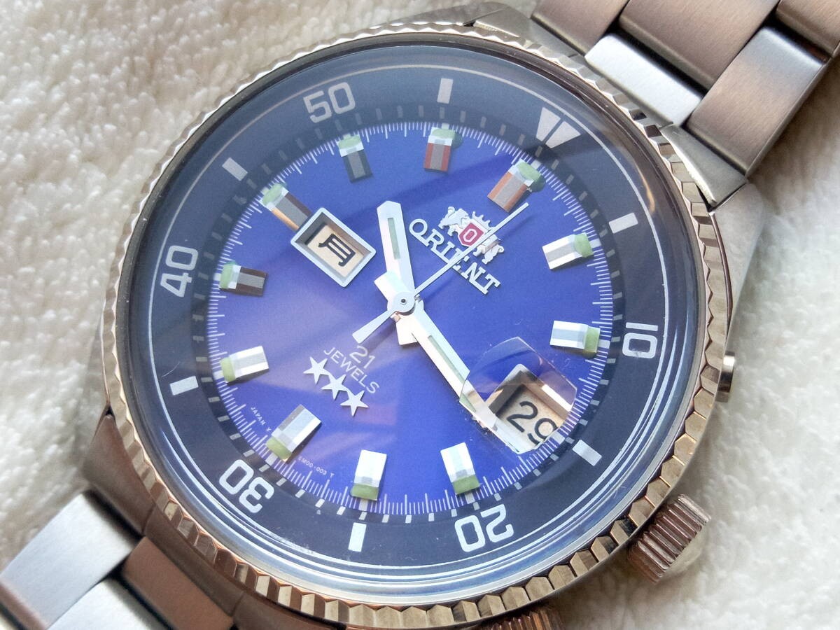 Orient Kingmaster King Diver Automatic Watch Blue - image 1