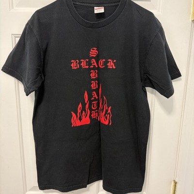 Supreme x Black Sabbath Cross Tshirt Blk Mens Large | eBay