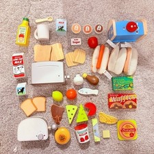 Melissa and Doug wooden food pretend play felt fruit kitchen lot and accessories